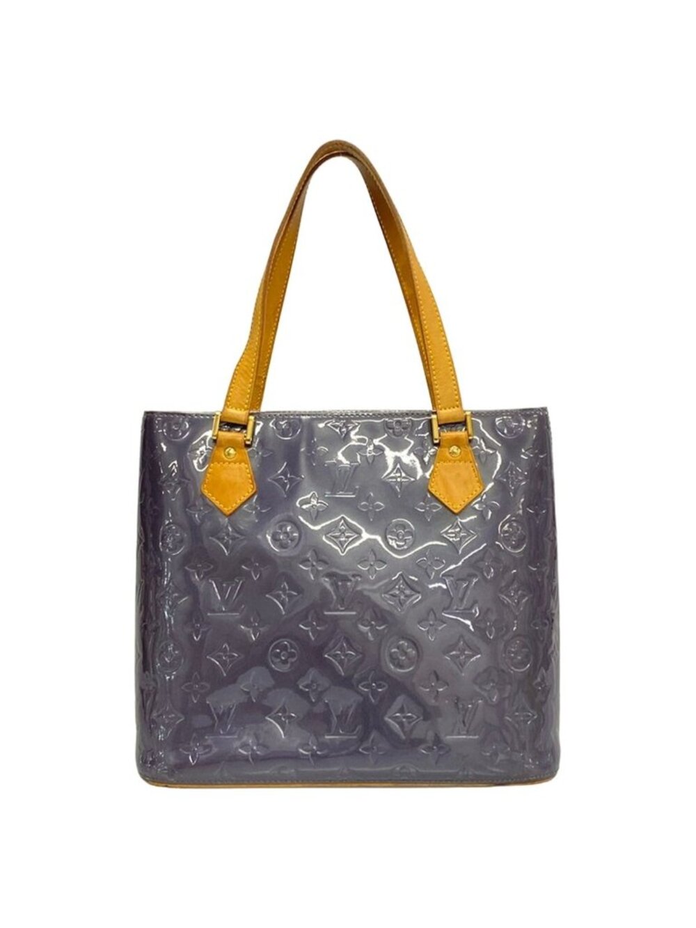 Louis Vuitton Tote Bag Monogram Vernis Houston Indigo Leather